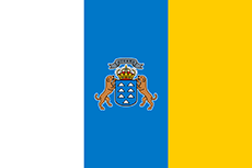 Bandera de la CCAA de Canarias