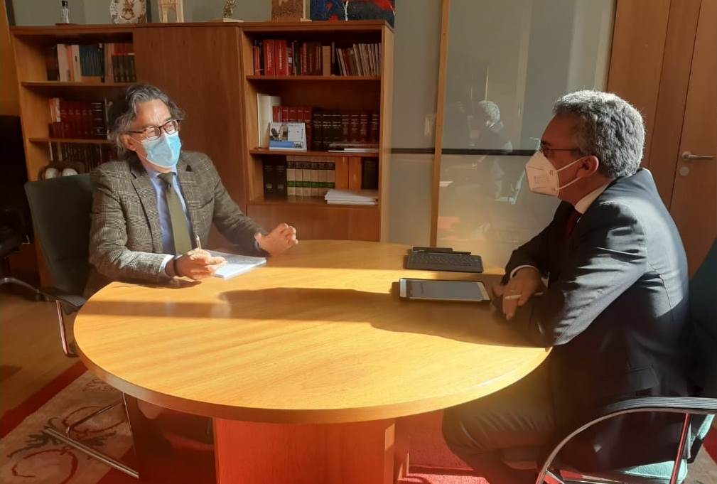 Reunión del Fiscal Superior de Castilla y León con el Delegado del Gobierno