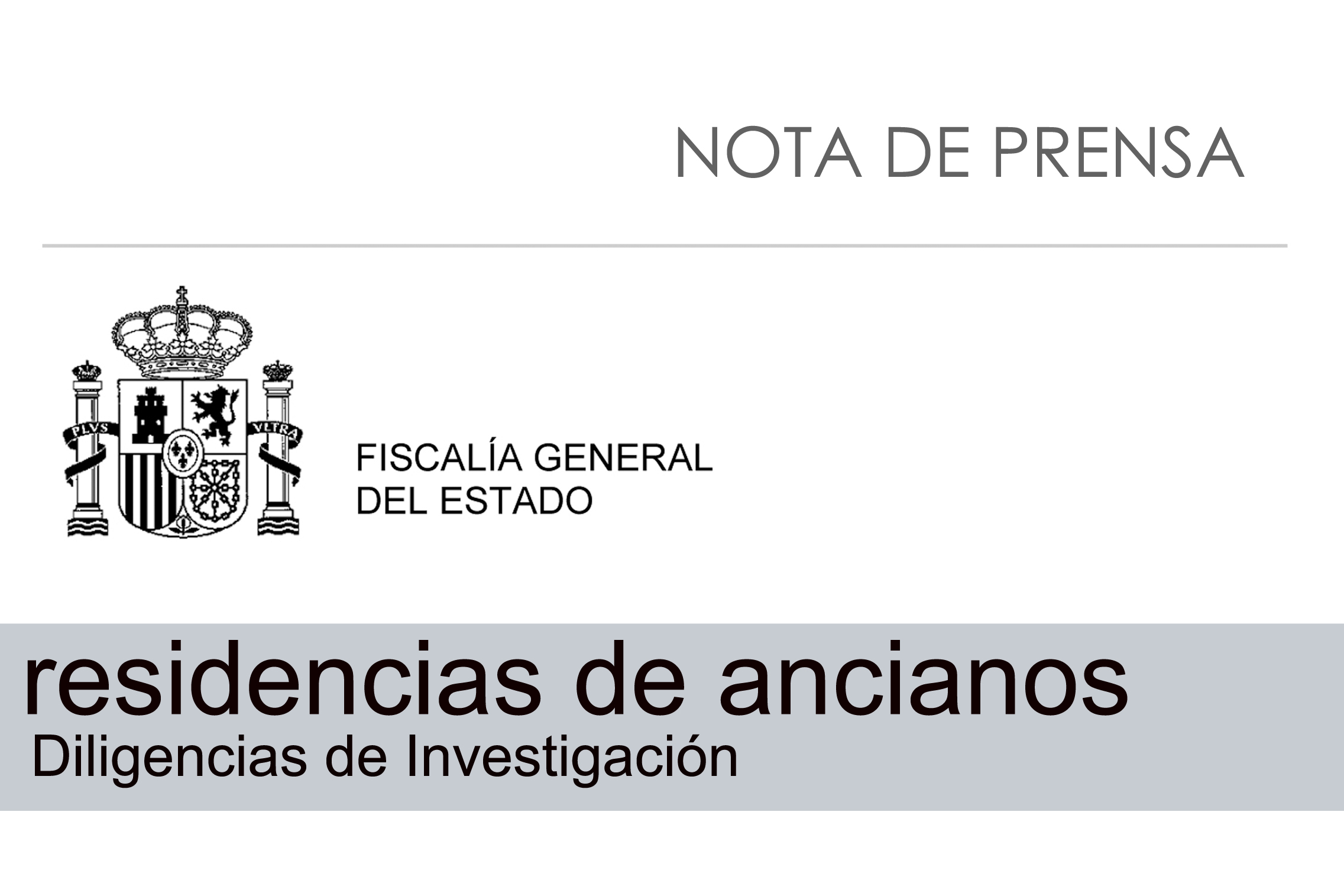 La Fiscalía investiga la denuncia de Defensa sobre el estado de algunas residencias de ancianos