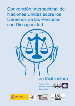 Portada Convención Internacional de Naciones Unidas sobre los Derechos de las Personas con Discapacidad