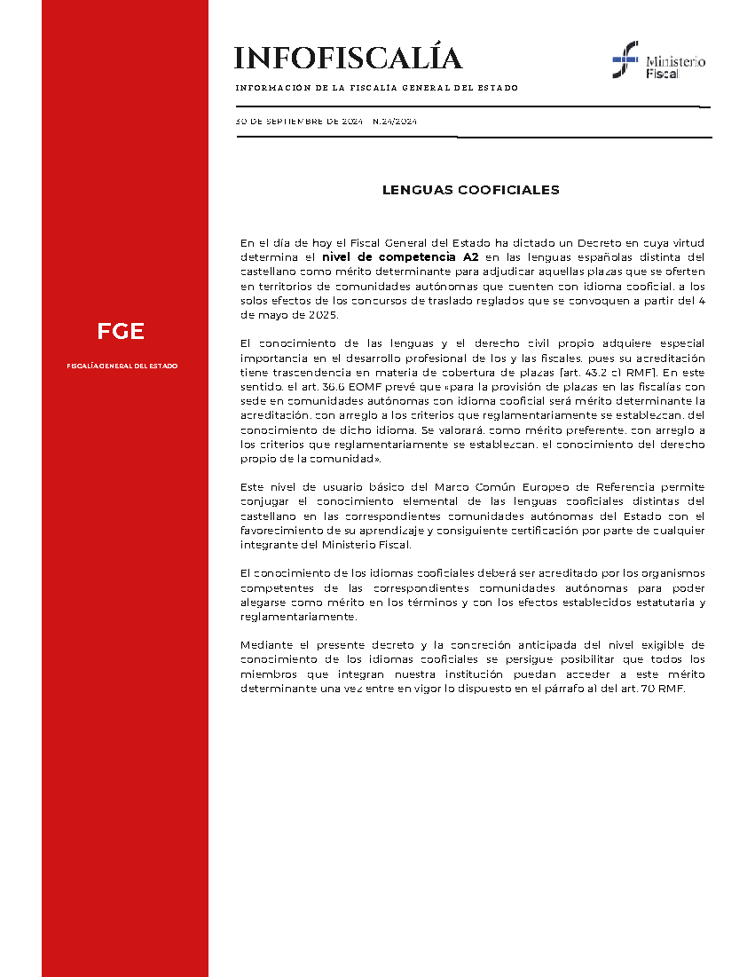 Lenguas cooficiales