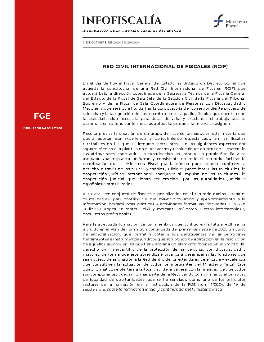 Red Civil Internacional de Fiscales (RCIF)