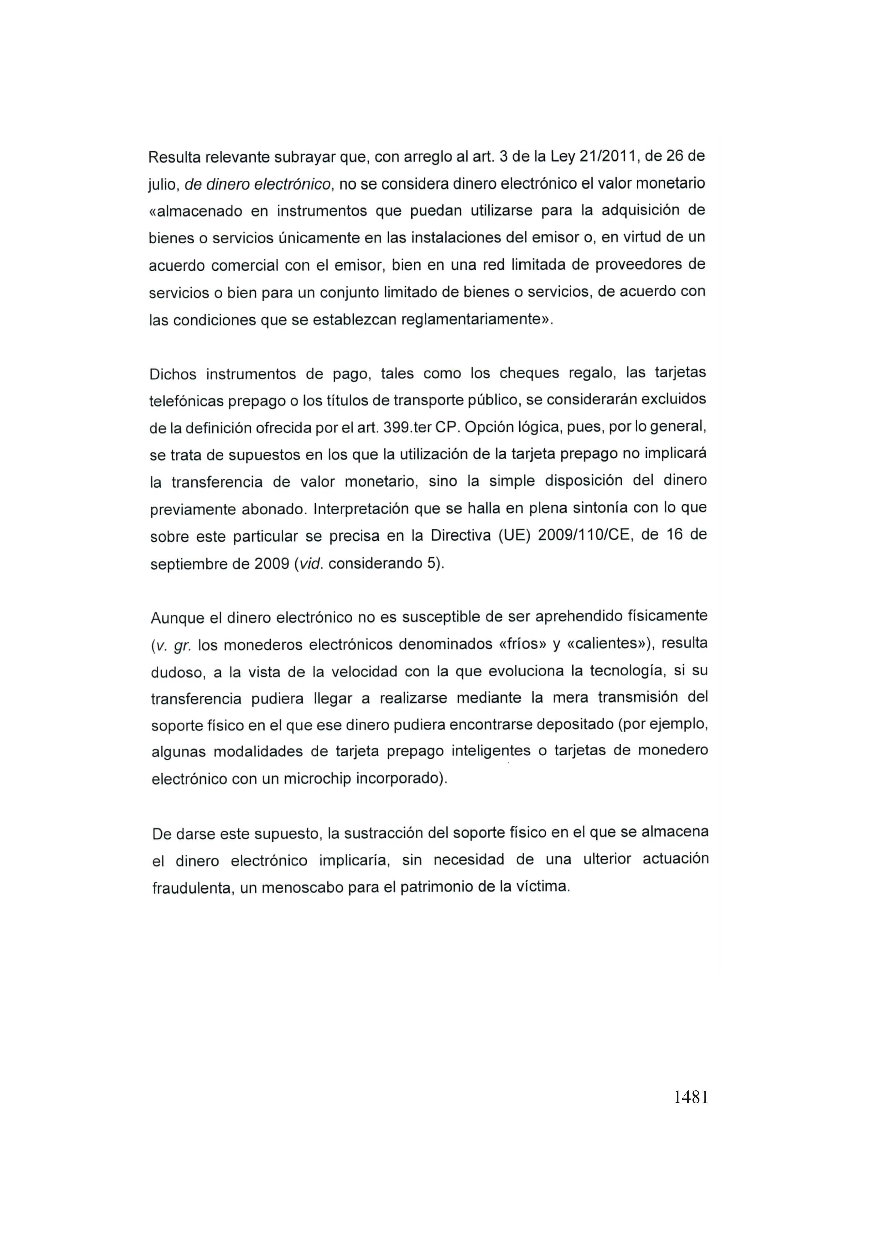 Consulta 1/2024, de 21 de marzo