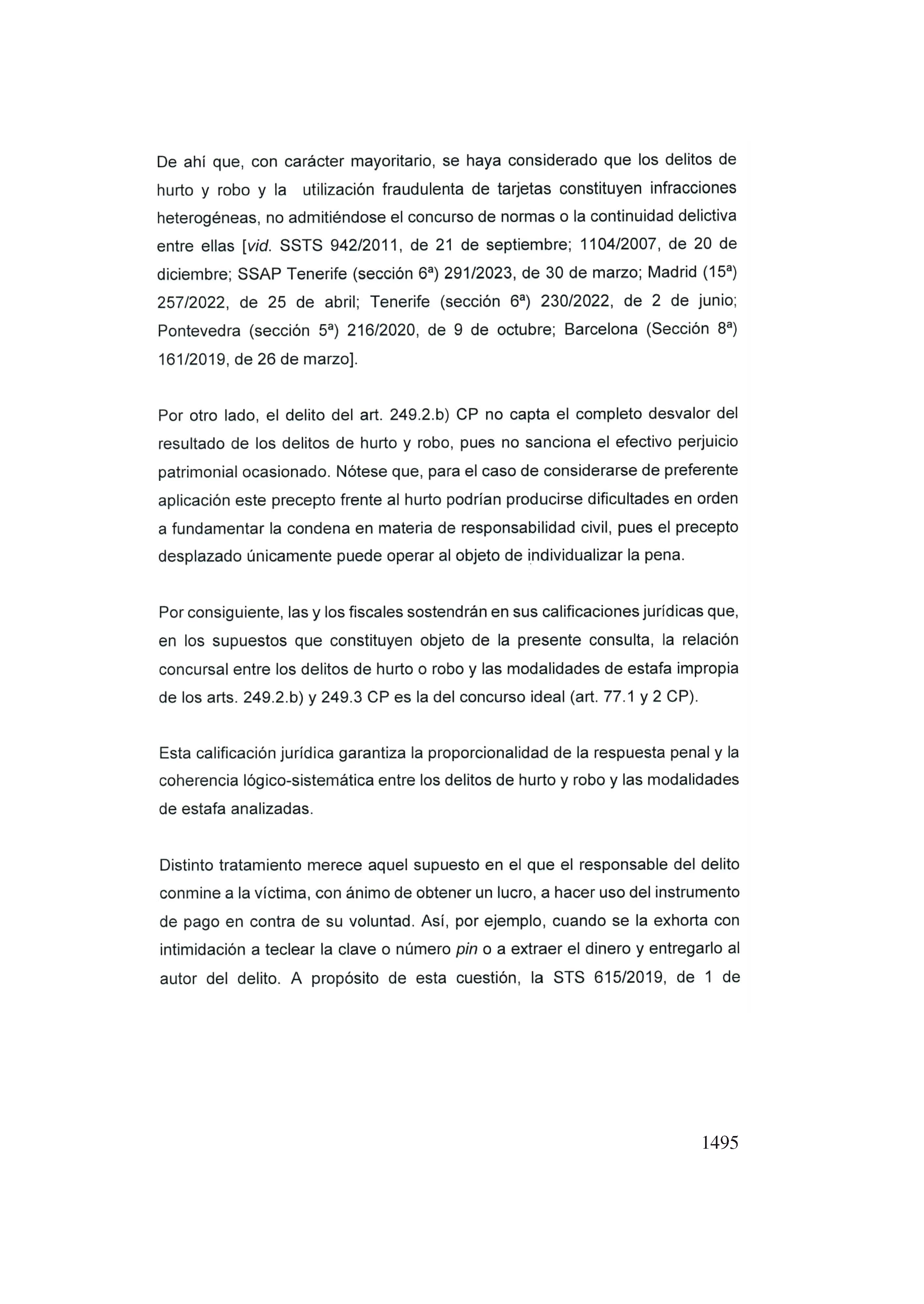 Consulta 1/2024, de 21 de marzo
