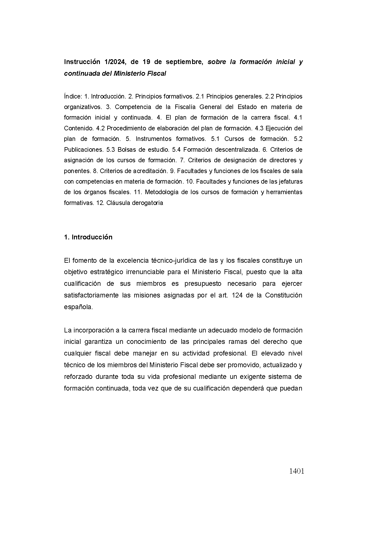 Instrucción 1/2024, de 19 de septiembre