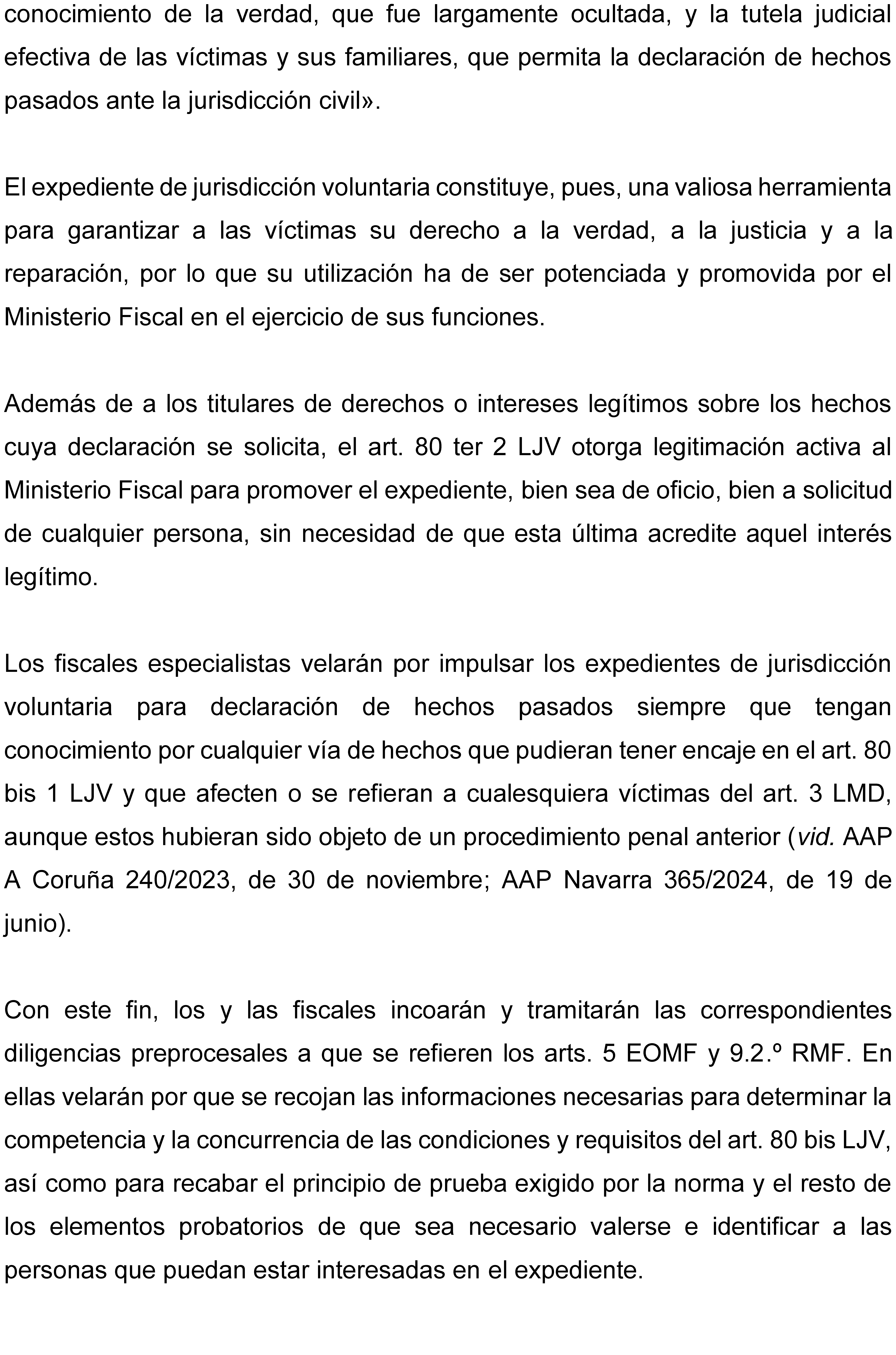 Instrucción 1/2025, de 26 de mayo