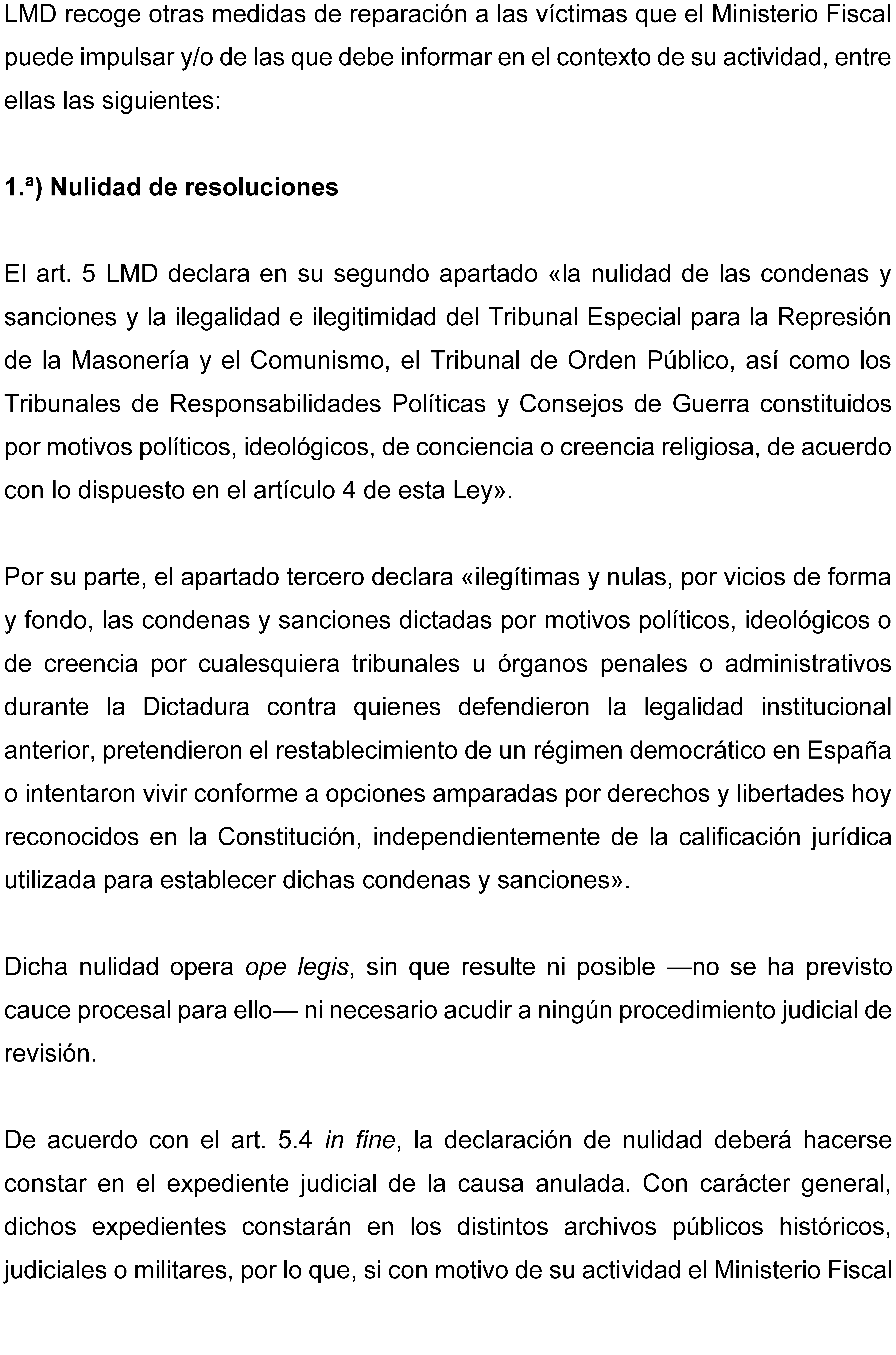 Instrucción 1/2025, de 26 de mayo