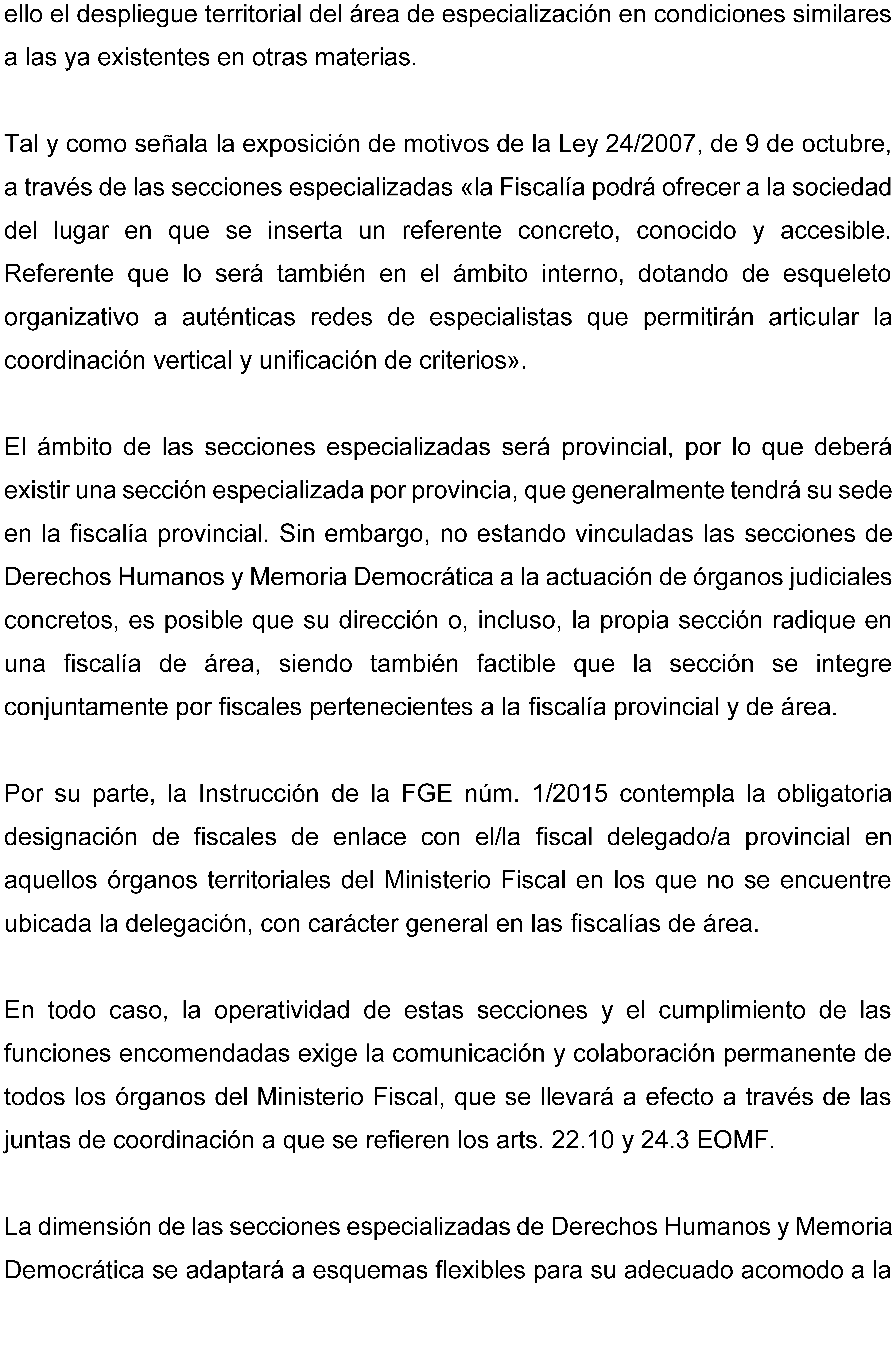 Instrucción 1/2025, de 26 de mayo