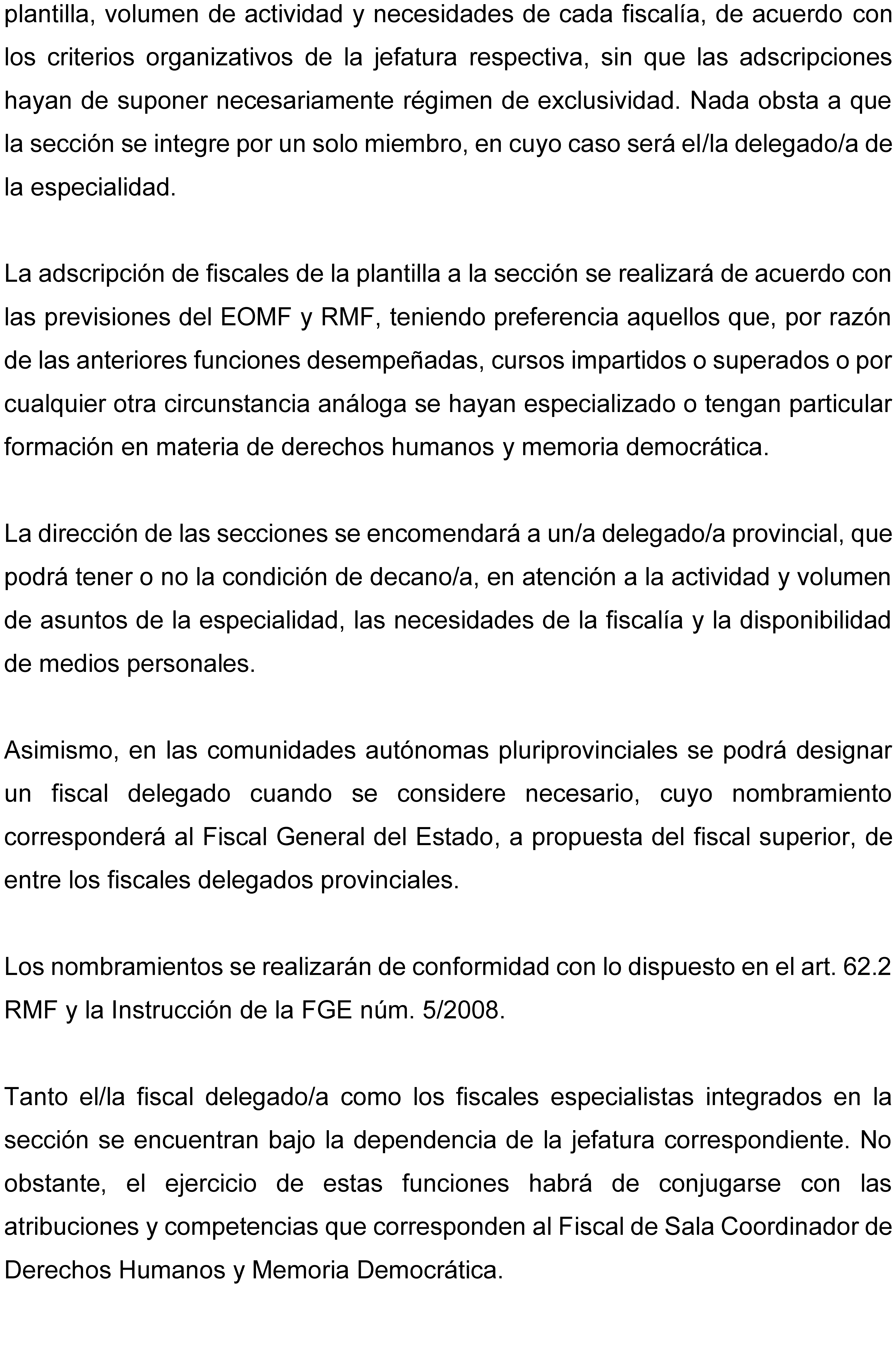Instrucción 1/2025, de 26 de mayo