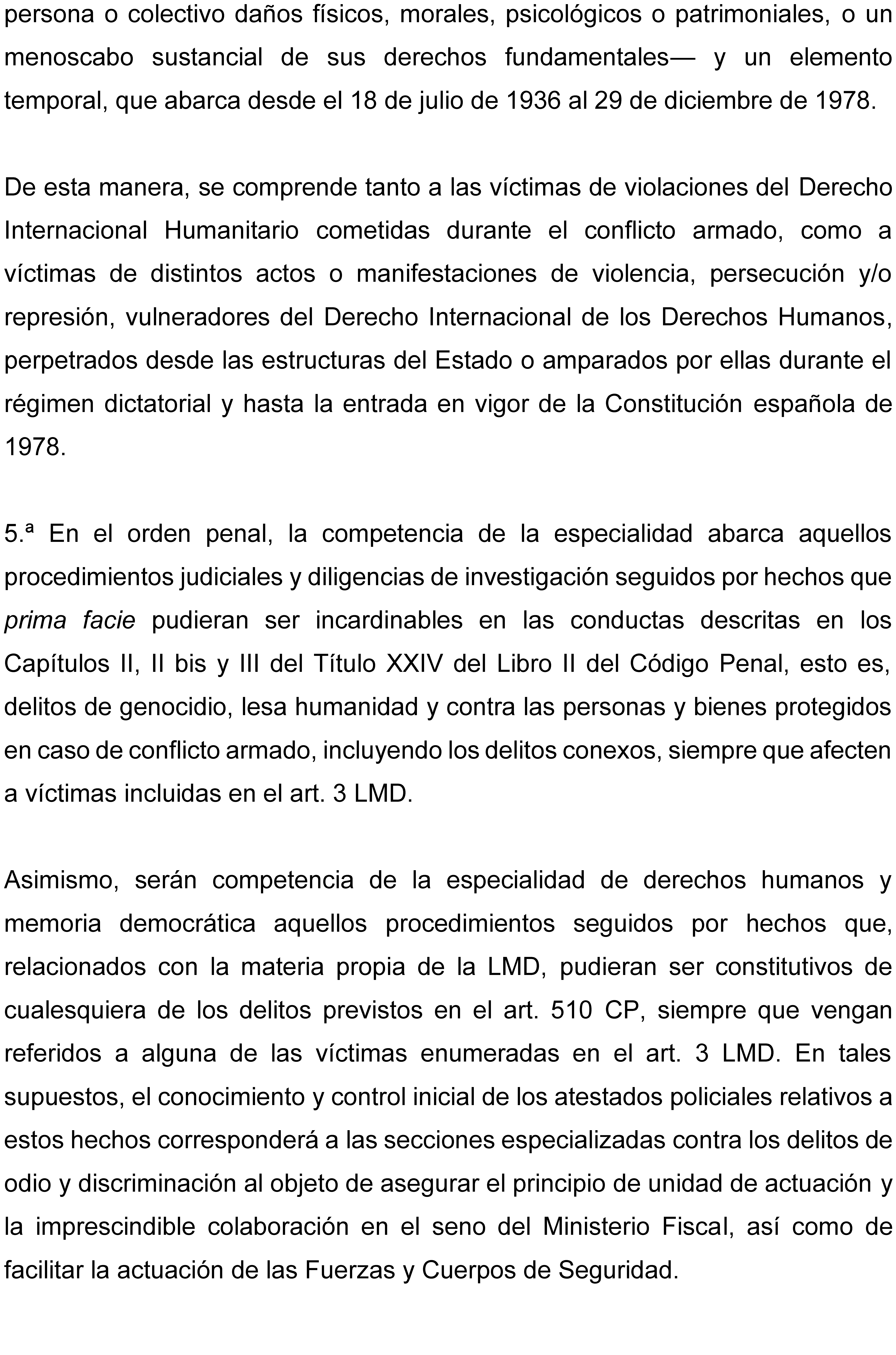Instrucción 1/2025, de 26 de mayo