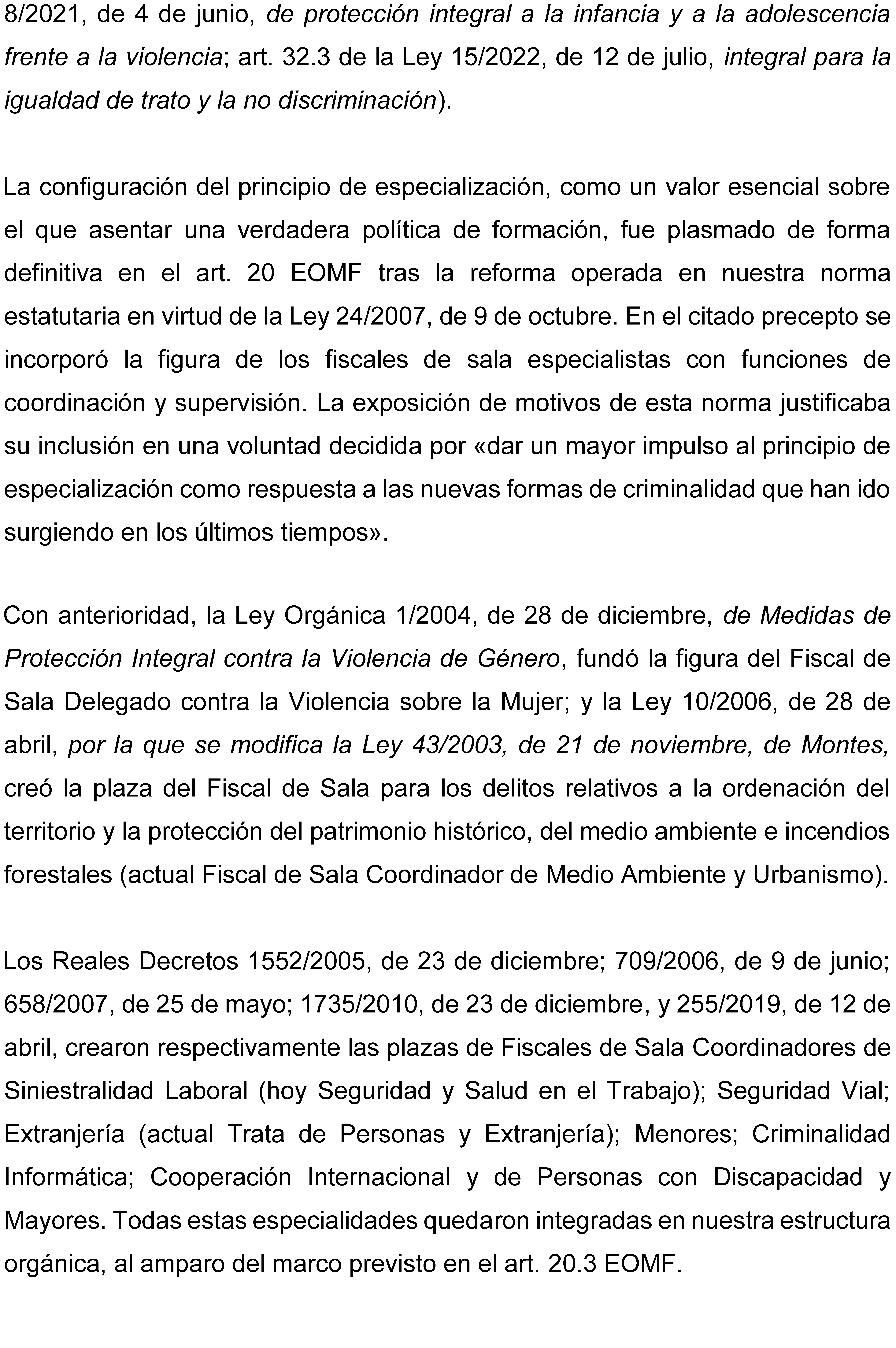 Instrucción 2/2025, de 15 de julio
