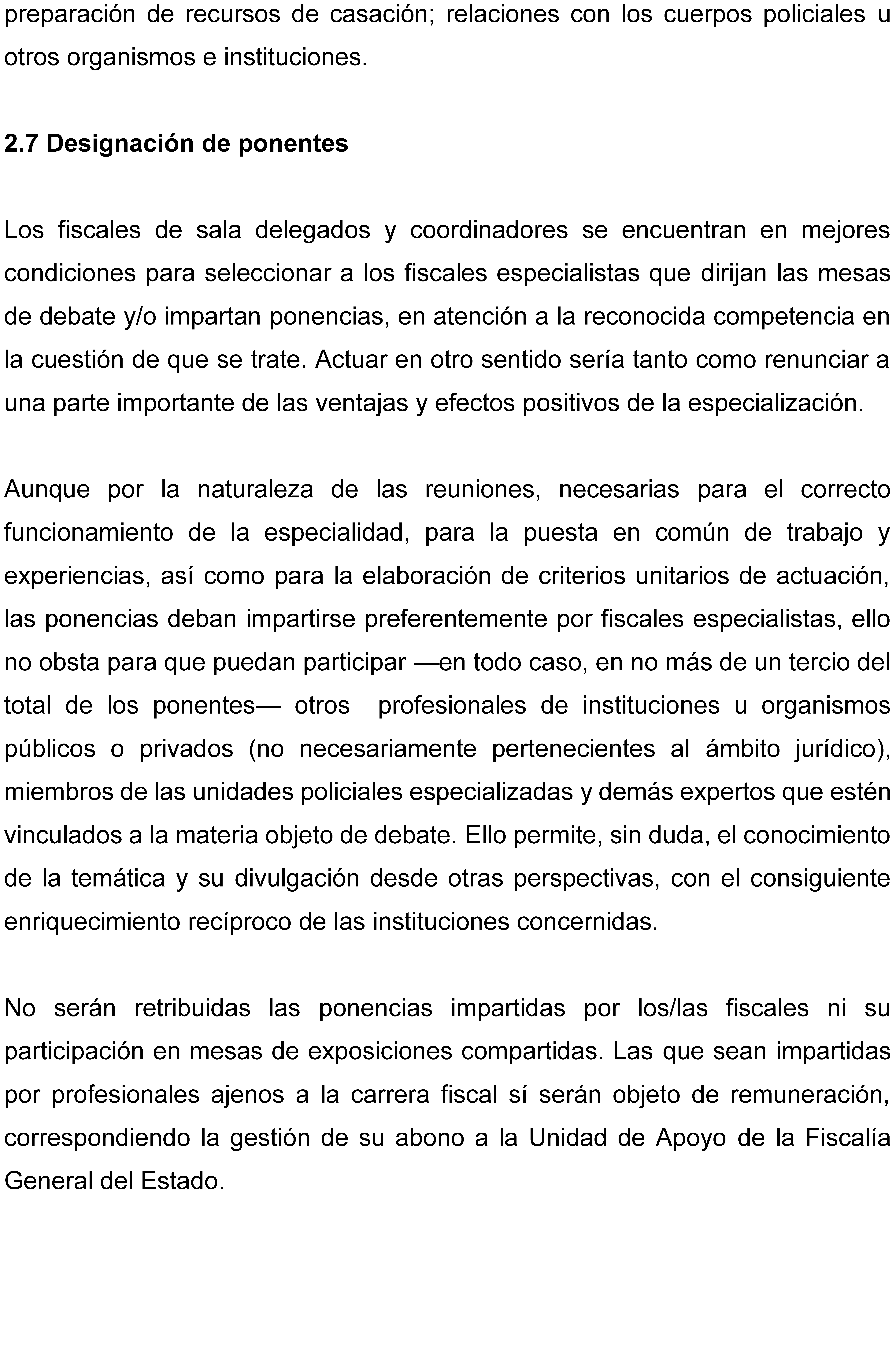 Instrucción 2/2025, de 15 de julio