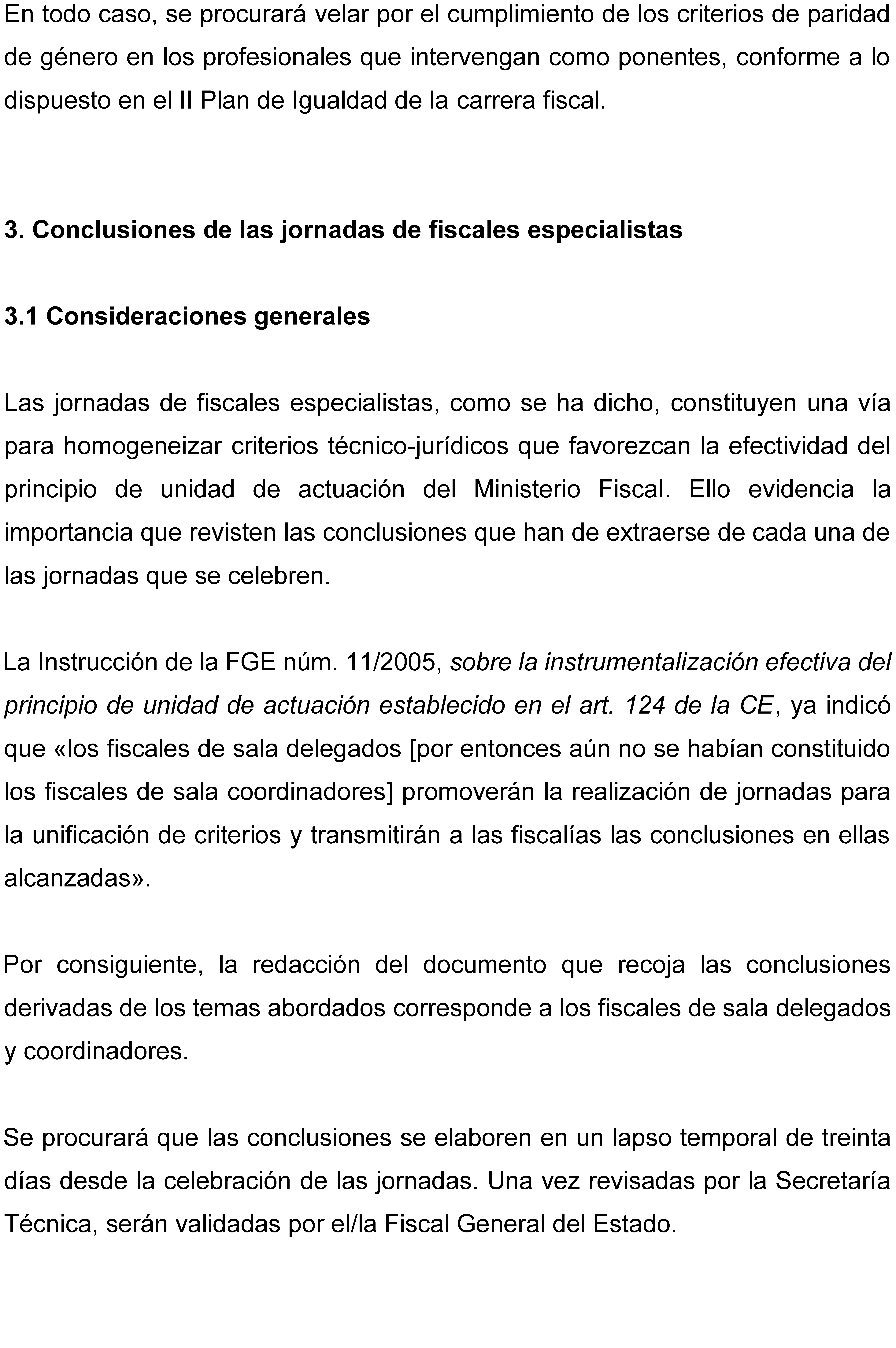 Instrucción 2/2025, de 15 de julio