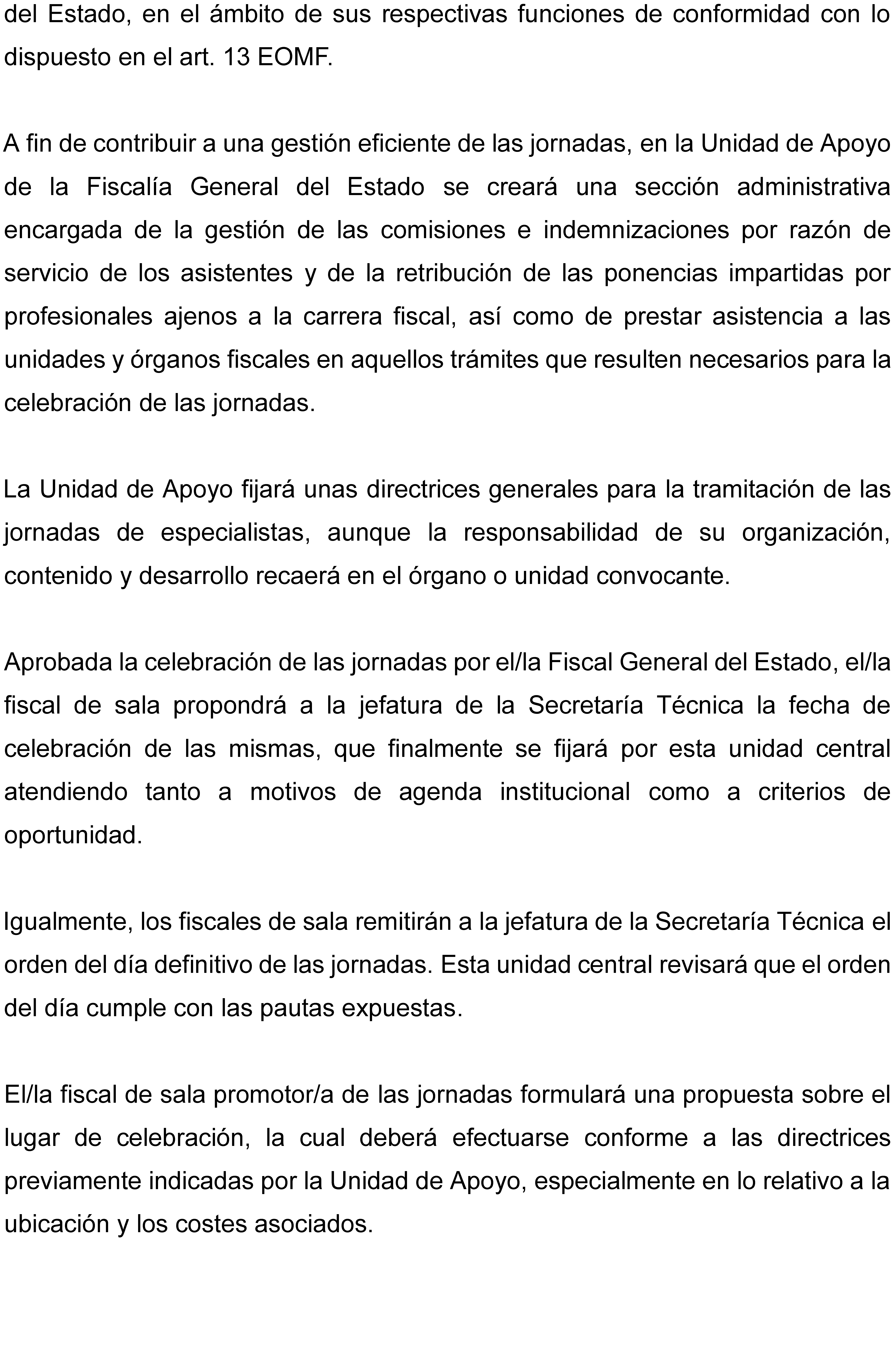 Instrucción 2/2025, de 15 de julio